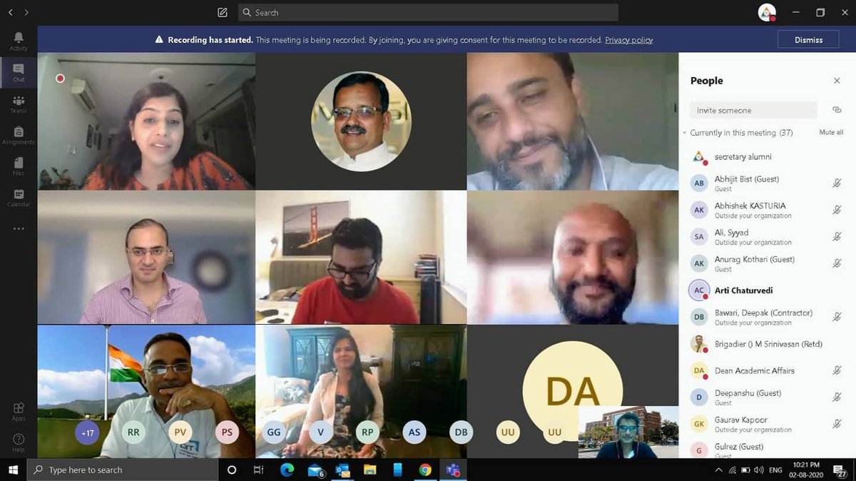 dit_university's tweet photo. Here’s a happy glimpse of our North America Reunion! Reminiscence of the good old days along with an insightful update on the COVID-19 initiatives taken by DIT University Alumni Association.
#emeet #virtualmeet #alumniconclave #ditualumni #covid19 #uschapter #northamerica https://t.co/EN7gQ6XH4Q