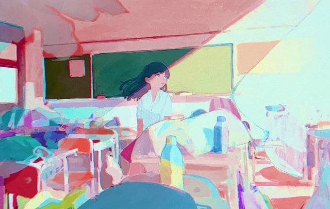 「黒板 课桌」のTwitter画像/イラスト(人気順)