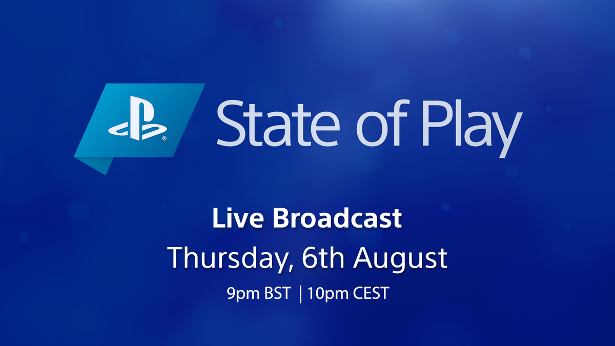 PlayStationUK's tweet photo. State of Play returns Thursday at 9pm BST.

What to expect:
• A focus on upcoming PS4 &amp; PS VR games
• A few quick check-ins on third-party and indie games from June’s PS5 showcase
• No big PS5 announcements!

Tune-in details: https://t.co/AIyIP1VQGR https://t.co/QGBTb6WUzk