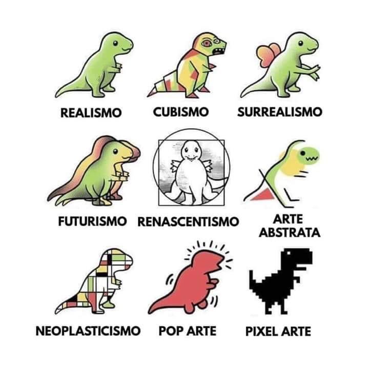 Arteymas_'s tweet photo. Arte explicado por dinosaurios https://t.co/BluI2BCOuF