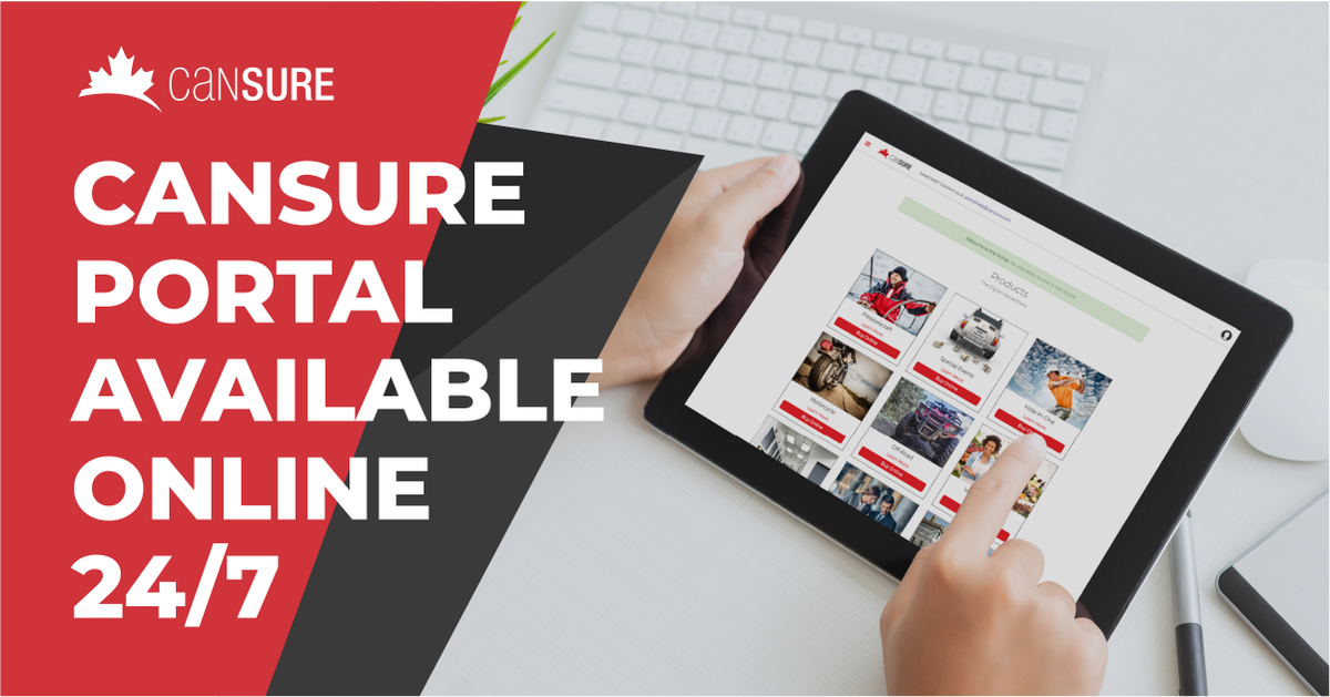 Cansure_MGA's tweet photo. Hey #brokers! We may be closed today, but you can still quote, bind, and issue policies when you use our #Cansure Portal! It's accessible 24/7 with 12* products available #online. 

Get started today! https://t.co/EUCj9RHCV9

*Depending on your provincial #brokerage licensing https://t.co/wFLvtZ7TPd