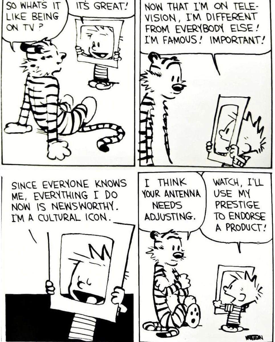 Calvin as a child is Trump as an adult.