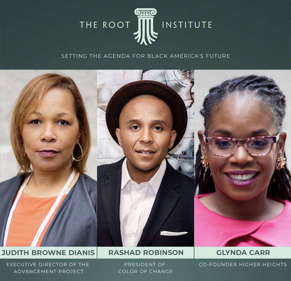 TheRoot's tweet photo. #TheRootInstitute, presented by @Target is excited to announce our first panel with @jbrownedianis, @rashadrobinson, and @glyndacarr where they discuss politics and voting in the 2020 election.
RSVP at https://t.co/JrSqsGt6mi to watch on August 6th. https://t.co/5AfWFCZuAA