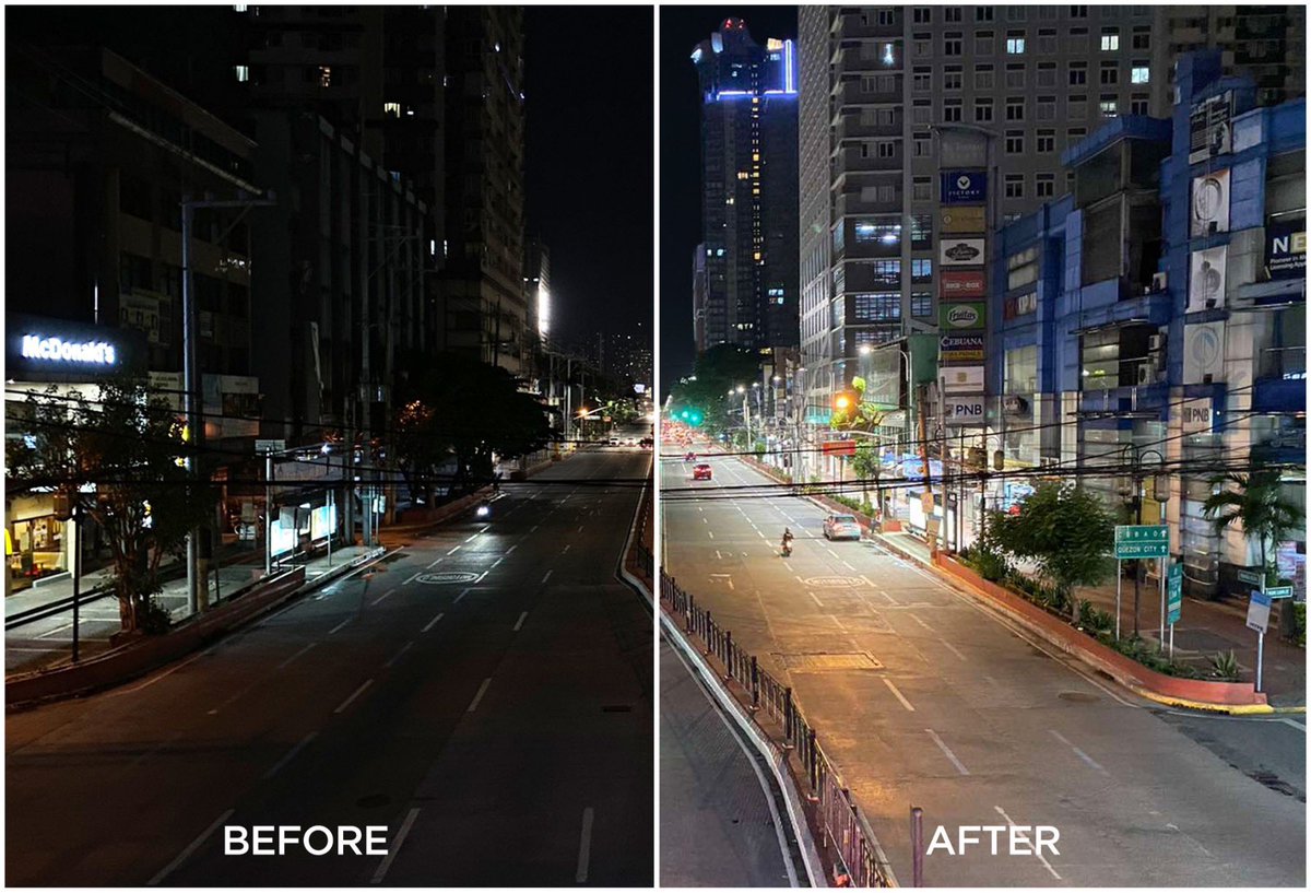 IskoMoreno's tweet photo. Before and after: España Boulevard. Pinailawan mula Rotonda hanggang Morayta. 💙

Manila, God First!

(Photos by Christian Turingan/Manila PIO) https://t.co/mqIDThO8re