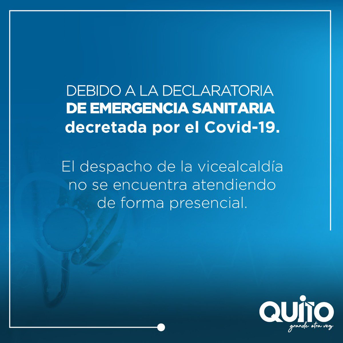 santiguarderas's tweet photo. ⭕️| El despacho de la Vicealcaldía trabaja diariamente para atender sus requerimientos ⤵️ https://t.co/J7hLBrgq4F