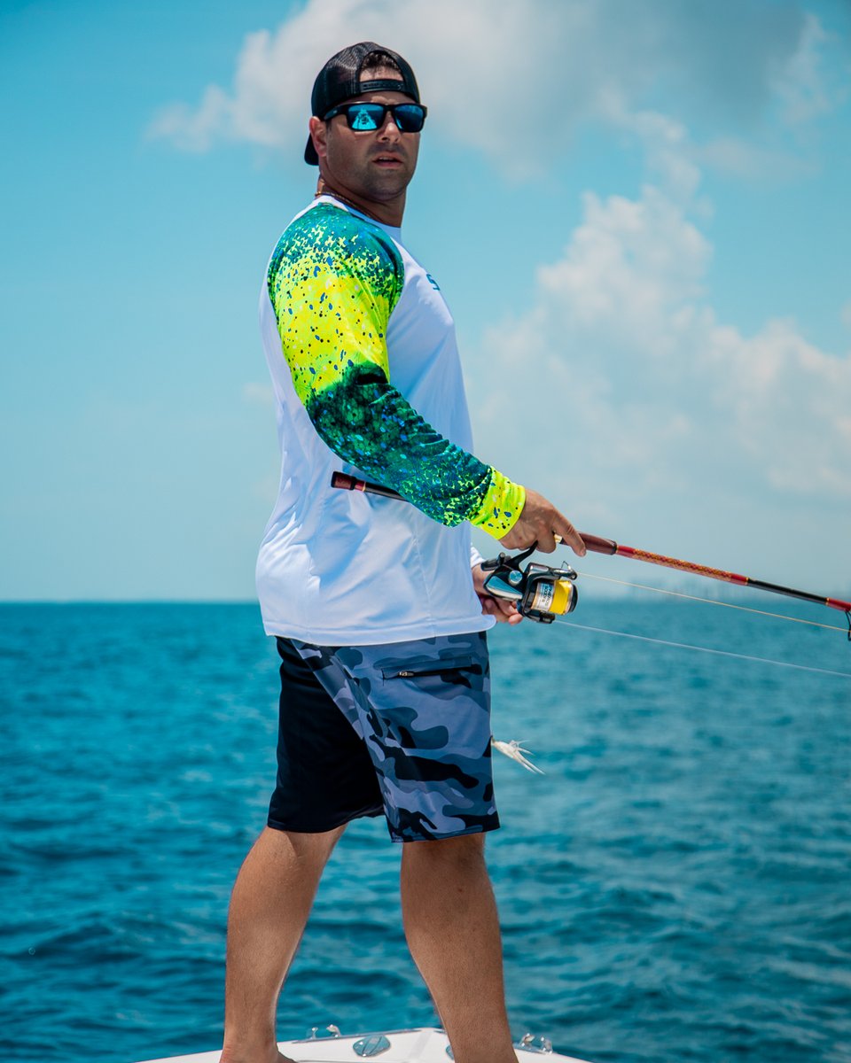 OfficialSATeam's tweet photo. Celebrate #MahiMonday with the new SA Co. Long Sleeve Performance Shirts. 😎 SA Performance Shirts are made by outdoorsmen for outdoorsmen.

🌎🎣🐟

#sacompany #sateam #sanation #performanceshirts #mahi #fishing https://t.co/4J1hPlEazo
