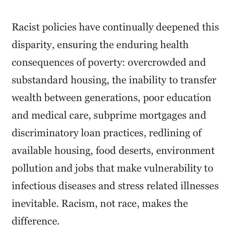 Economic reforms might be the best health-care reformsThe long tie between racial disparities in health care and economic inequality. https://www.washingtonpost.com/outlook/2020/08/03/economic-reforms-might-be-best-health-care-reforms/  #PDoH  #SDoH