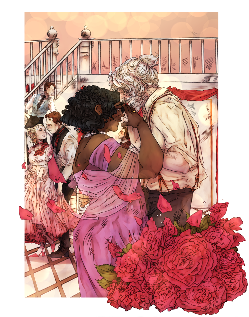 faestorian's tweet photo. I was fortunate enough to contribute to the @ZineDetroit project this year, focusing on the #HankRose ship in my artwork (with hints of #Convin &amp; #Chloe900 in the background) 💖🌹

#DetroitInLoveZINE #DetroitBecomeHuman #dbh #HankAnderson #RoseChapman https://t.co/049NyQuKlR