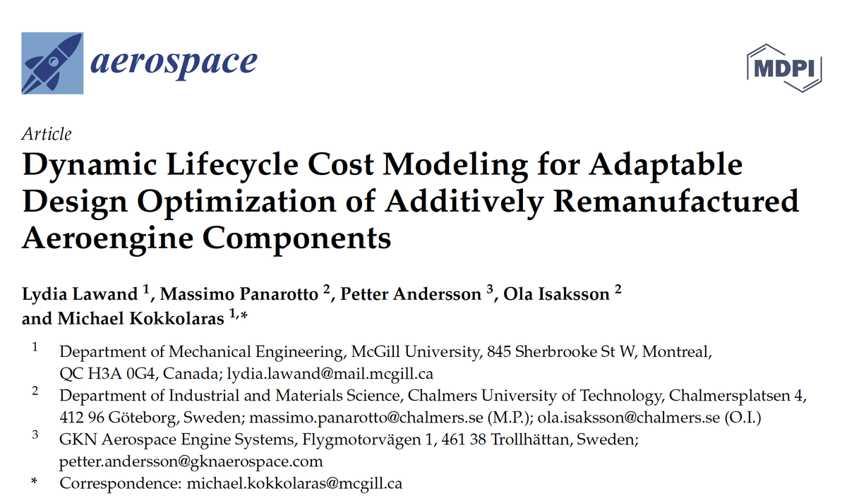 NEW JOURNAL PAPER!!! lnkd.in/e4GQH8P
In this article we explore how Additive Manufacturing can be used to extend the lifespan of a component, supporting a transition towards a Circular Economy. 
#additivemanufacturing #design #modelling #optimizationstrategies
