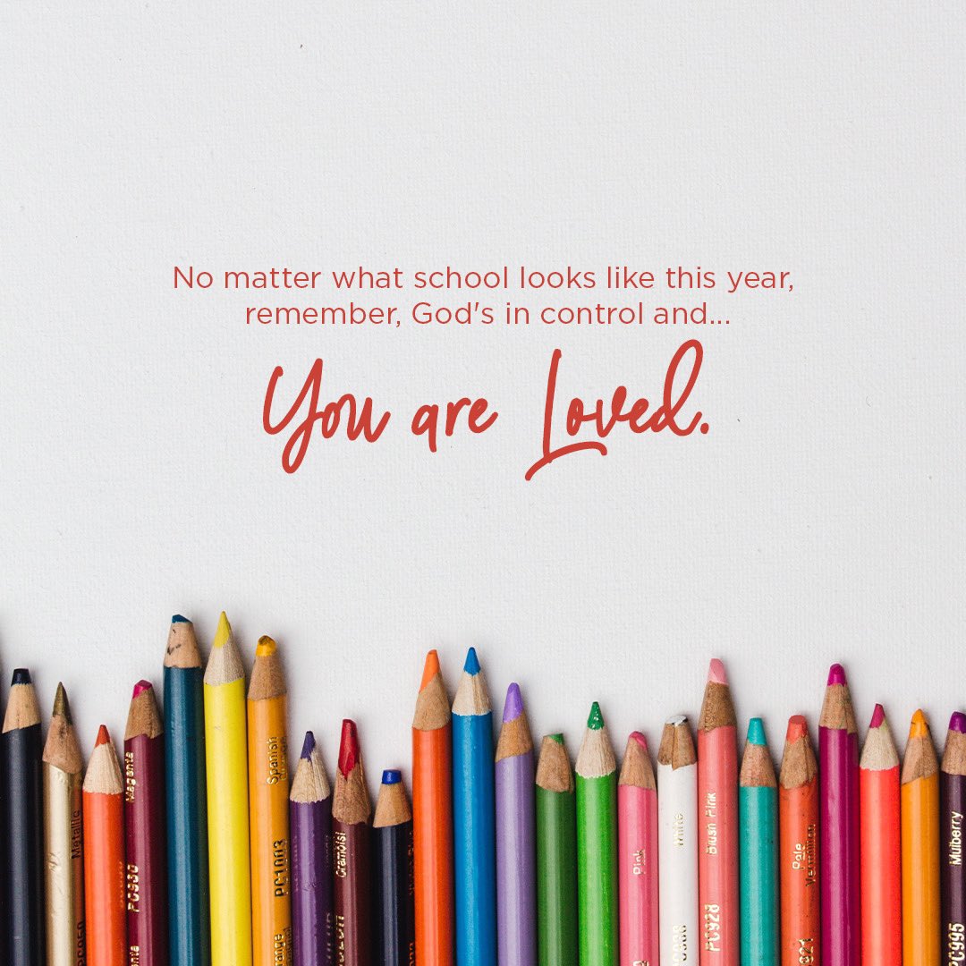 westridgechurch's tweet photo. Take a few moments to pause and pray over all of our teachers, principals, parapros, administrators, staff, students and parents today as they head back to school.
 
You got this. You are LOVED. ❤️💪 https://t.co/ji9qF3zGx5