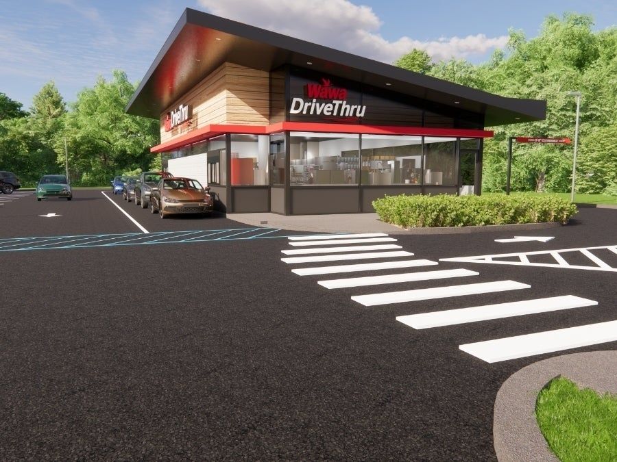HFA_AE's tweet photo. Looking for a real-world example of how convenience stores can adapt for a post-COVID world? Look no further! The first drive-thru only Wawa, Inc. is coming soon to Township Falls, PA! We are honored to have a role in making this a reality! #HFAatWork https://t.co/wUC3fBSEDo