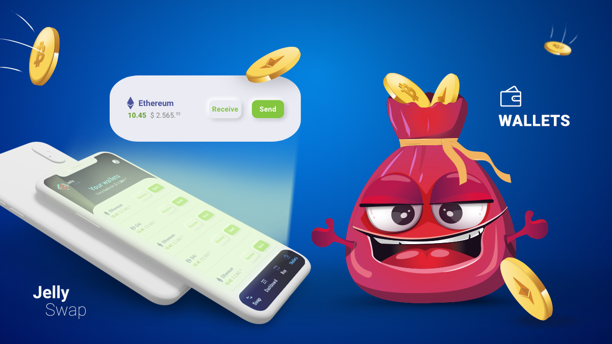 jelly_swap's tweet photo. 🥳 JellyBag is up and running 🤩

Swap with your phone 📱

➡️ Exchange #crypto peer-to-peer
➡️ Access  @AaveAave or @MakerDAO Vaults to deposit and earn.
 
It's all in your pocket now! 👇

>>>> https://t.co/iShy6Hsihf <<<<

✏️ Leave feedback - https://t.co/0EKGfD9umo https://t.co/Z2GGGaYJ7T