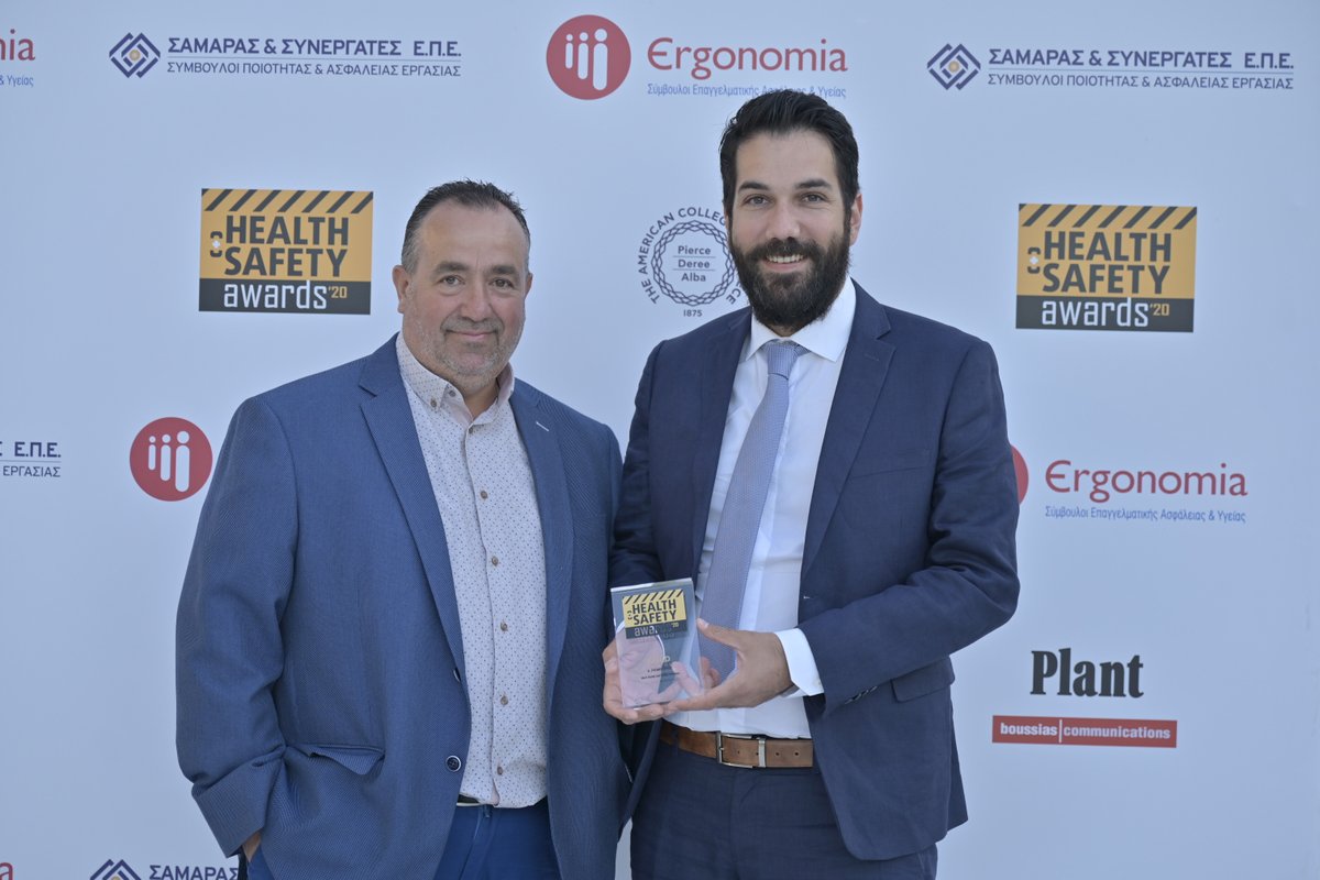 ZisimopoulosS's tweet photo. #zisimopoulosmaintenanceservices with the winning of the #GoldAward in the category #HealthandSafetyInvention of the #HealthandSafetyAwards2020 is in the leading companies in occupational health and safety!
Learn more: https://t.co/pevrE0BkKh or contact us  210 44.12.004 https://t.co/RIwpXtv9Ft