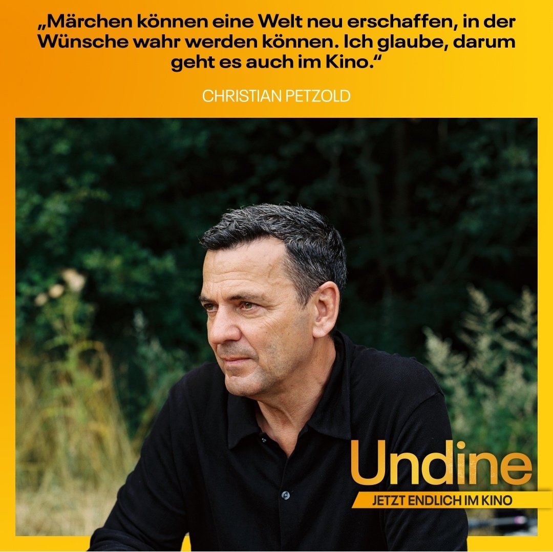 Hier das Kinoprogramm für die kommende Woche
Ab jetzt bei uns: Undine, Gewinner des silbernen Bären