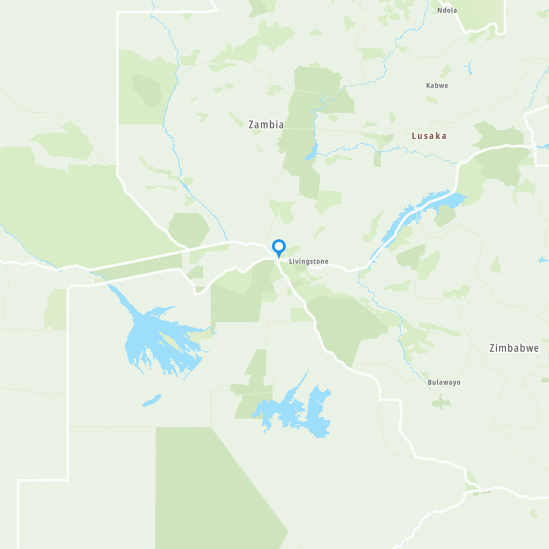 TomTom's tweet photo. Reportedly, only one place on the planet exists where 4 countries meet at a single point. This #quadripoint is located in Africa whereby Botswana, Namibia, Zambia, and Zimbabwe all meet at a single point. Check it out on our maps. #TomTomMaps #MapFacts https://t.co/KwsNIU5S42