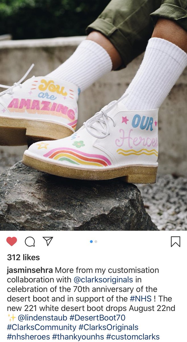 jozzzaphen's tweet photo. Iβm loving these @clarksshoes #YouAreAmazing @jasminsehra #ClarksCommunity #nhsheroes #ClarksOriginals ππΎπ€π₯π₯Ύππππ§‘ππ€β€οΈπ€ https://t.co/qNBEWcelTY