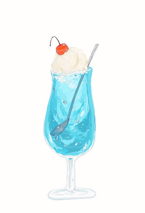 クリームソーダ 高画質 のtwitterイラスト検索結果