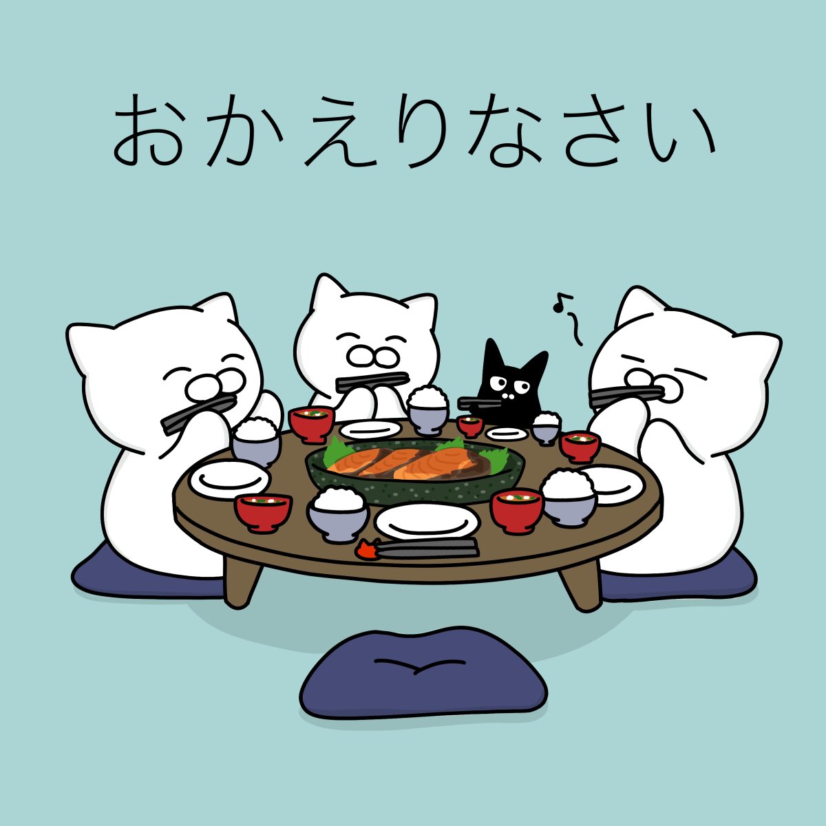chopsticks no humans cat food bowl eating table  illustration images
