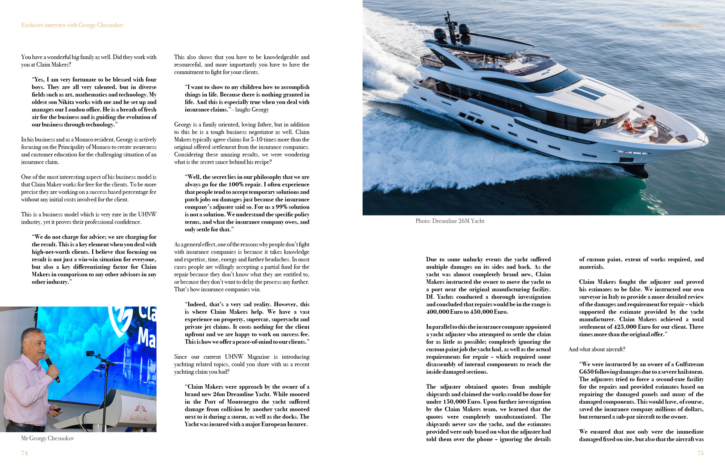 The hidden forces of the yachting industry. The people and