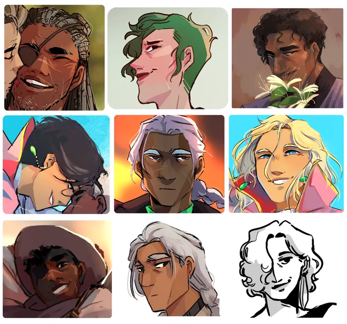 Haha,,,consistent artstyle who? #faceyourart 