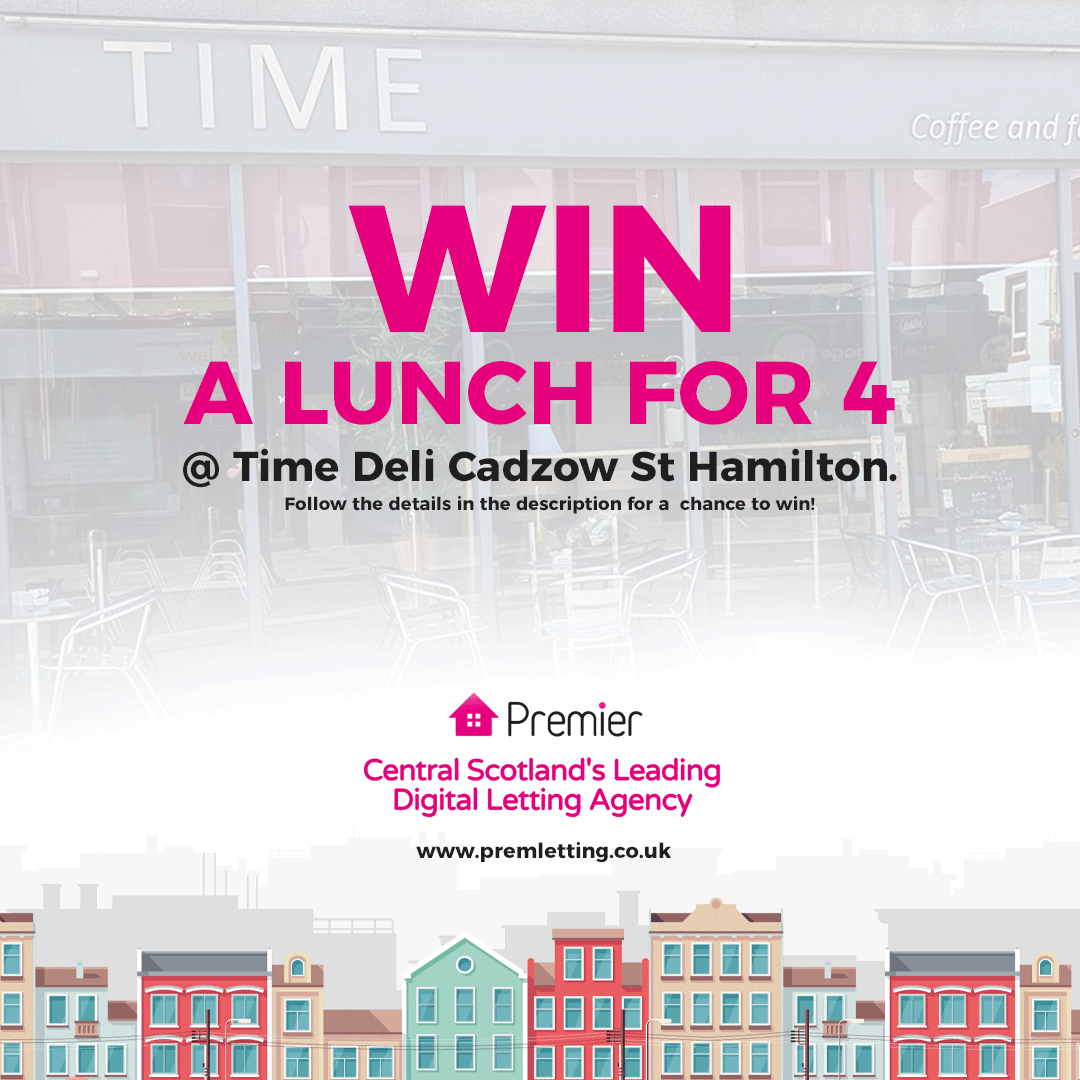 premierletting's tweet photo. COMPETITION TIME!!

Following the launch of our new website, we are running a competition for the chance to win a lunch for 4 at Time Deli Hamilton 🙌

For your chance to win visit our post below on Facebook and follow the instructions:

https://t.co/h24zVSBJw9

Good luck! https://t.co/XhiRmibsr9