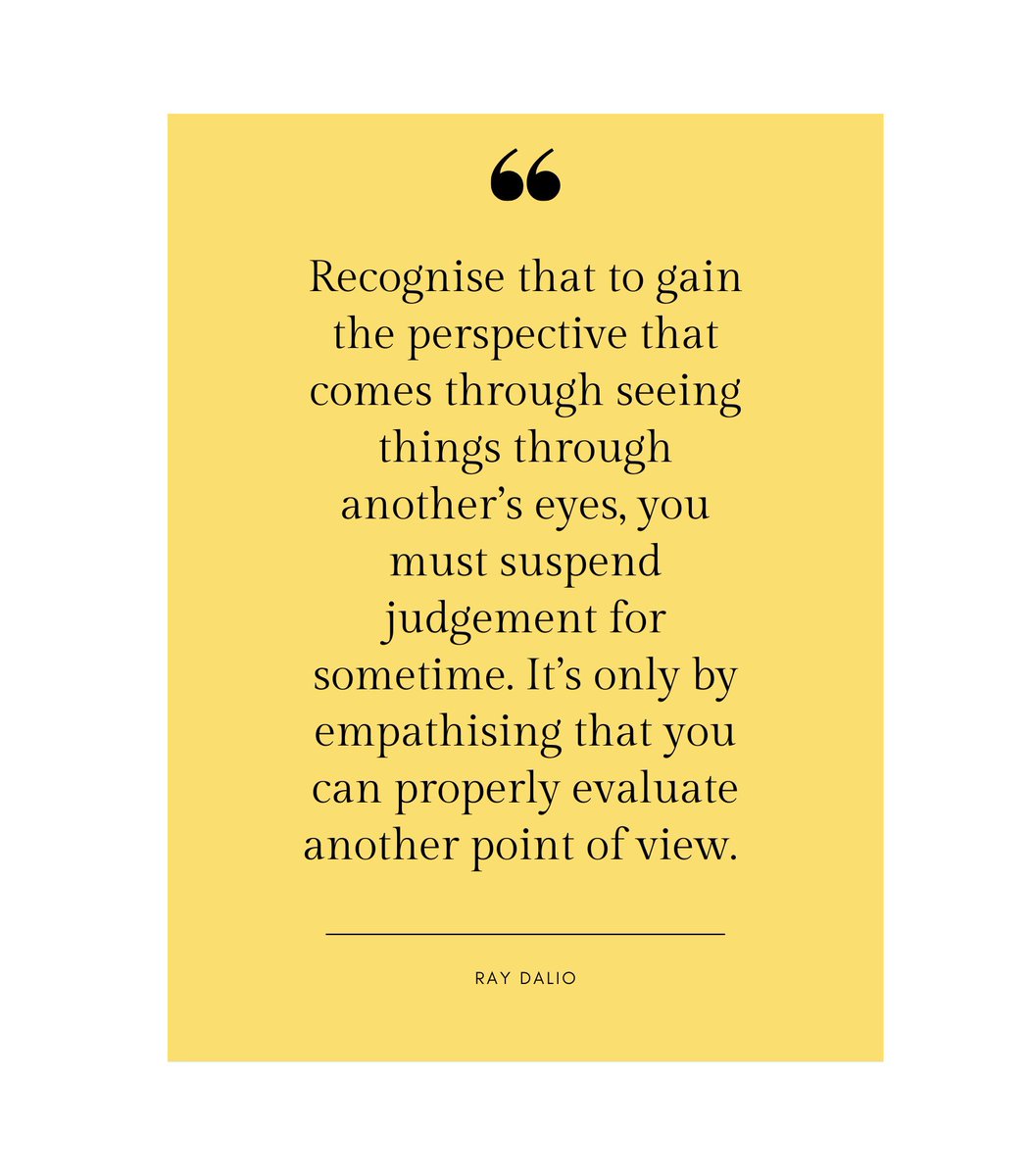 BajwaIna's tweet photo. To gain another’s perspective - lean-in & listen with empathy instead of stubbornly or illogically holding on to your own point of view. And be radically open-minded. #WorkConversationsAndReflections #LessonsInAction https://t.co/LQzn56Jjzg
