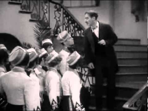 AllThingsMarx's tweet photo. "We want our wages!"
#Groucho: Wages? Do you want to be wage slaves? Answer me that!
#Bellhops: "No"
#Groucho: No, of course not. But what makes wage slaves? Wages! #TheCocoanuts released Aug 1929 https://t.co/o49bz28Eo7