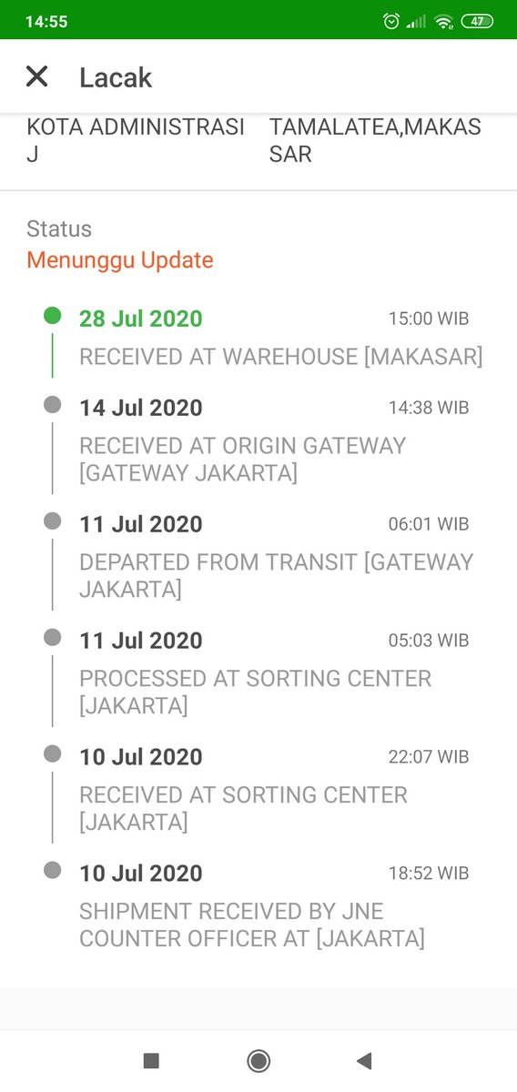 ketokoku_dotcom's tweet photo. @JNE_ID Paketku dong udah mau sebulan, si cs dan rekan2 lain ngomongnya diusahakan yg terbaik, tapi gak nyampe2, mungkin terbaik yg dimaksud beda kali yah https://t.co/d1oN5I8I3B