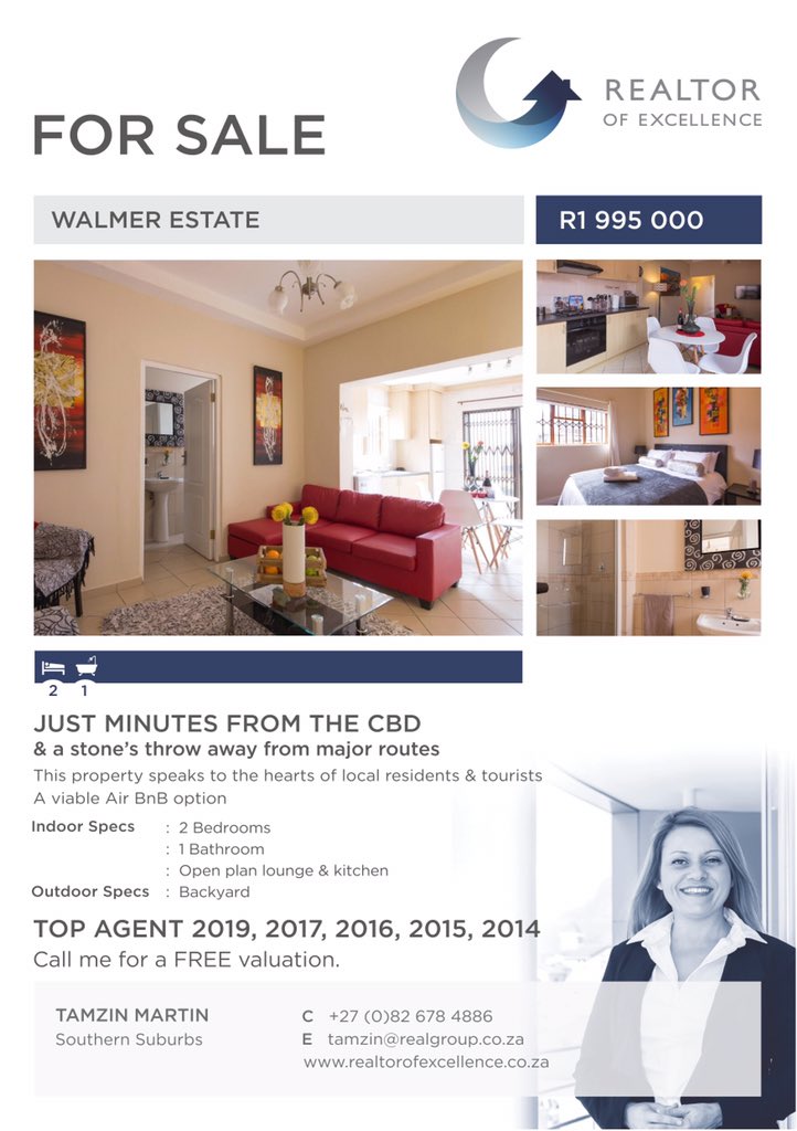 🏡 For Sale! 🏡

🔑 #WalmerEstate
🔑 #WalmerEstateForSale
🔑 #Investments
🔑 #RealtorOfExcellence
🔑 #PropertyInvestment
🔑 #Property
🔑 #RealEstate