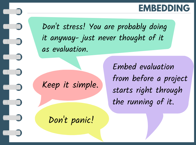 EvalSupScot's tweet image. ESS led a "How's it going?" session with grantholders last week, with support from funders. We've updated our 'Messages about evaluation' resource from this recent session where grantholders shared their successes and learning. Check it out here: bit.ly/39IY4W1