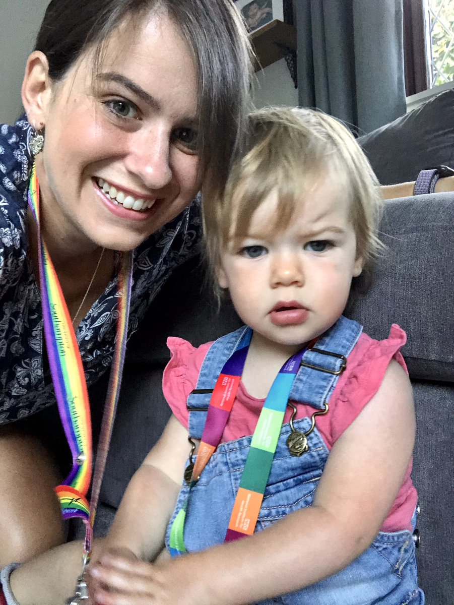 Emlofthouse's tweet photo. Lottieβs delighted that our lanyards are back and I have been reunited with my precious hood! #backtoworkwego #scienceisback https://t.co/W4pESNdY3f