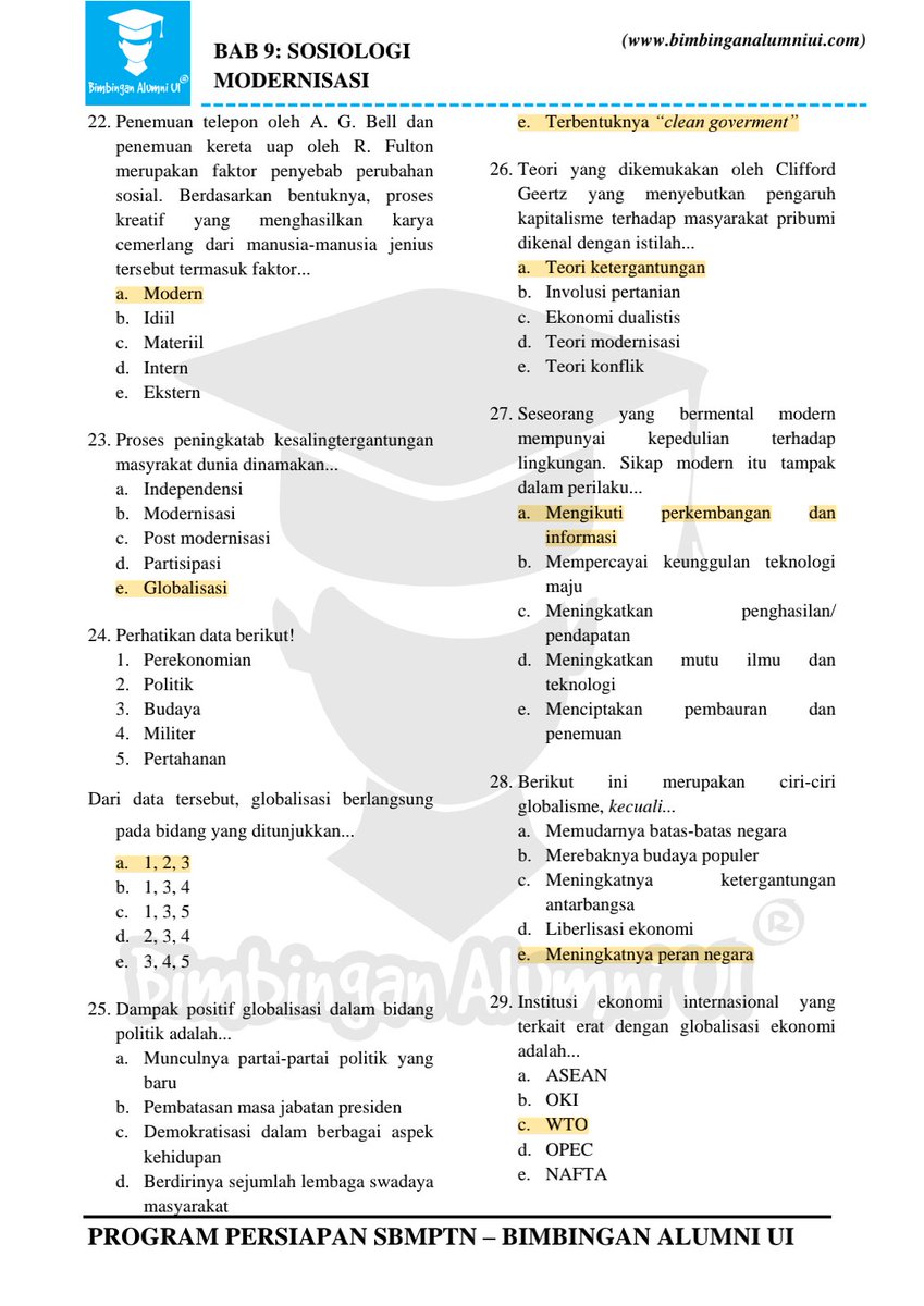 Kunci Jawaban Bimbingan Alumni Ui