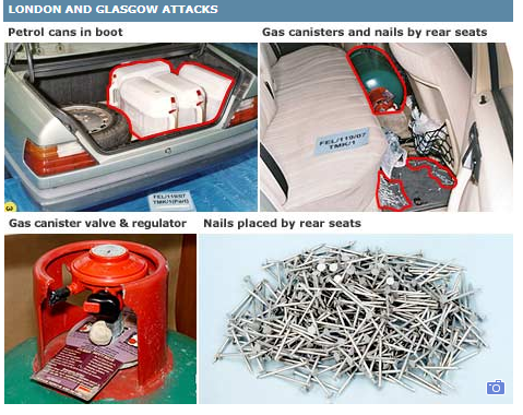 *Thread* This is a car bomb, packed with gas canisters, petrol cans, and hundreds upon hundreds of nails. It was parked outside the Tiger Tiger club in London in 2007. A similar car bomb was parked a street away. The aim was to slaughter scores, first in the crowded club...1/10