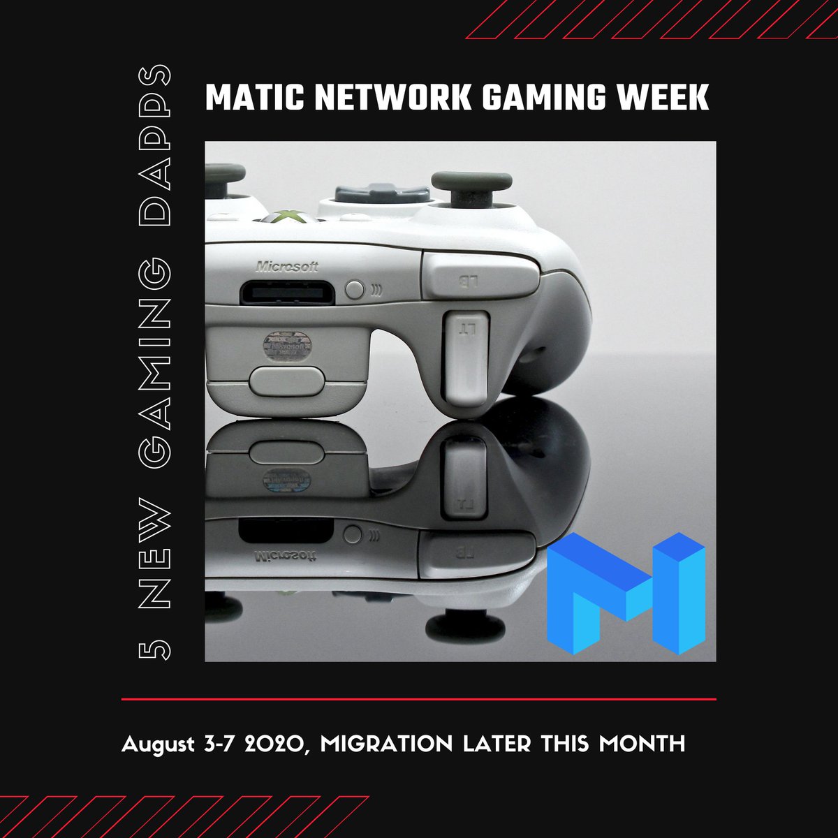 Rahul_2503's tweet photo. Matic Network Gaming Week 🔥🔥
🎮5 new gaming DApps onboarding to Matic.
📅One per day revealed from August 3-7.
🚀Migration will be later this month.
@maticnetwork @chandresh1091 
@VishalHKothari 
#gamingdapps 
#buildonmatic https://t.co/9OKOruY5Sv