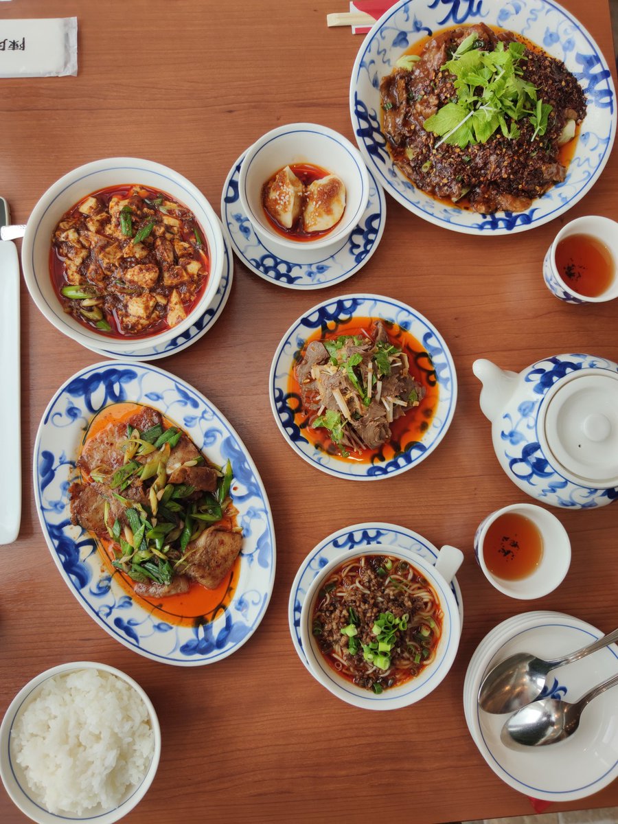 おいしい四川 麻辣グランプリ開催 参加無料 今日は名古屋の陳麻婆豆腐で取材 05年来日 成都の陳麻婆豆腐本店から派遣されてきた李貴紅シェフ リミッター外した料理はまさに現地の味 中国語で料理のコツなど沢山教えてもらいました 本気の陳麻婆