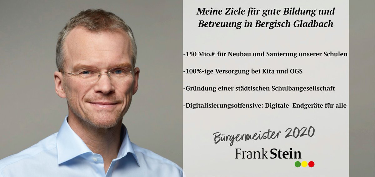 bm_frankstein's tweet photo. Hier zusammengefasst meine wichtigsten Ziele für gute #Bildung und #Betreuung in #BergischGladbach. Mehr auf meiner Website unter https://t.co/zLyEHKkmw4 https://t.co/pnrsFVCHHB