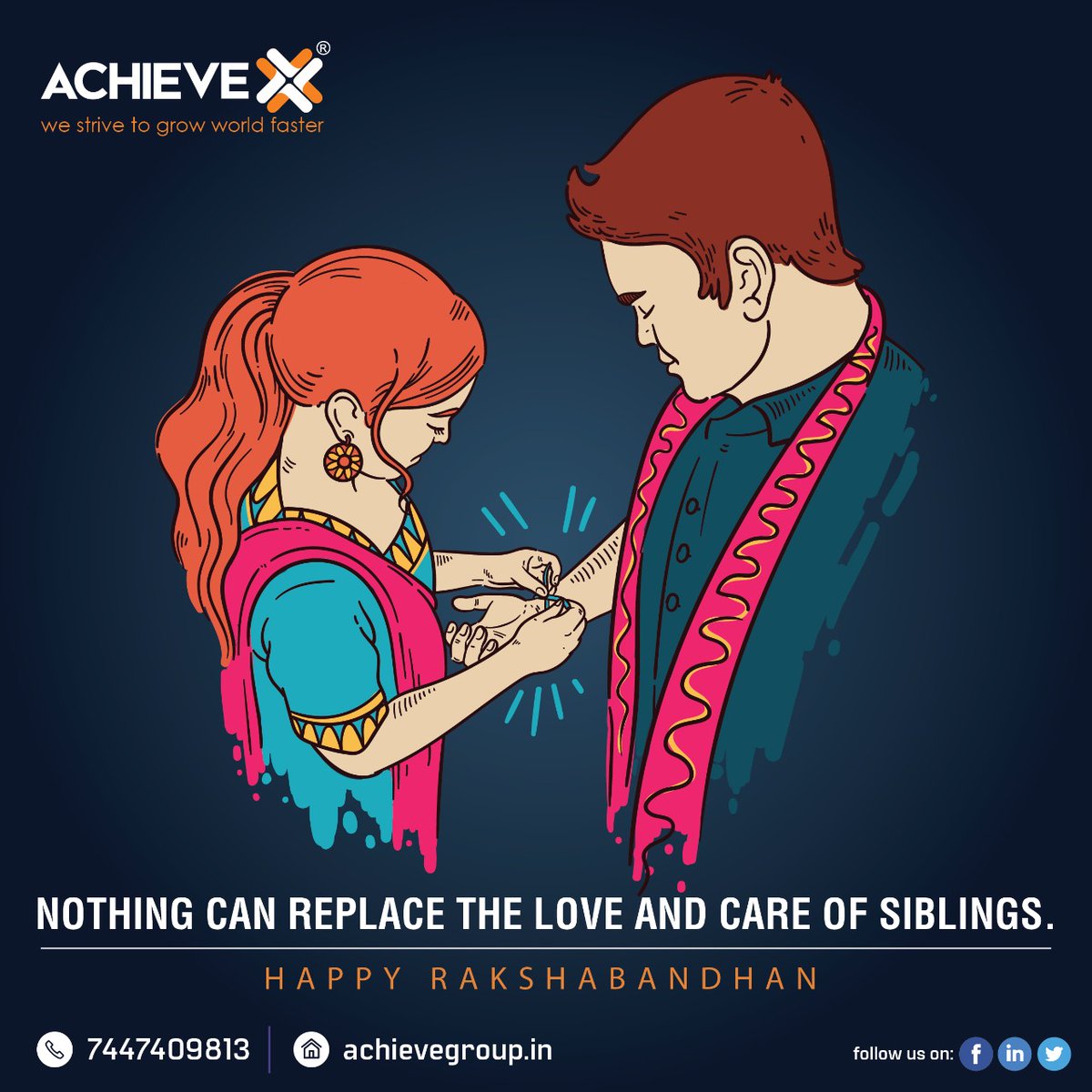 ARobomation's tweet photo. Achieve Robomation Wishes you a Happy Raksha Bandhan.

#RakshaBandhan #rakshabandhan2020  #automation #robots #covid19 #coronavirus #updates #pcmcindustries #pcmc #achieverobomation #robotics #b2bindustry #bigcompanies #toprobomationcompanies https://t.co/tPnvq4gP4L