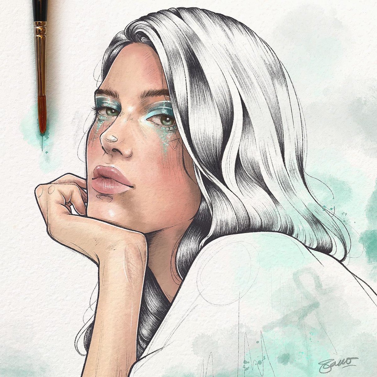 tarr_oliv's tweet photo. Makeup inspired by Euphoria ✨
#fashionillustration #procreate https://t.co/rxzbRV4KTW