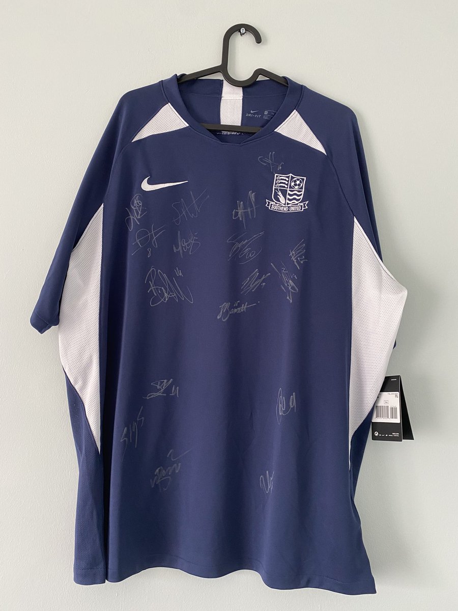 Huge thanks to <a href="/southendnil/">Paul FitzGerald</a> I have this 2019/20 Southend United Shirt Signed by the first team up for auction. 

All proceeds will go to <a href="/EssexCharityCup/">Essex Charity Cup</a> raising money for <a href="/JE3Foundation/">Justin Edinburgh 3 Foundation</a> and <a href="/HavensHospices/">Havens Hospices</a> 

Ends 14/8. Let’s hear your bids! 🙌