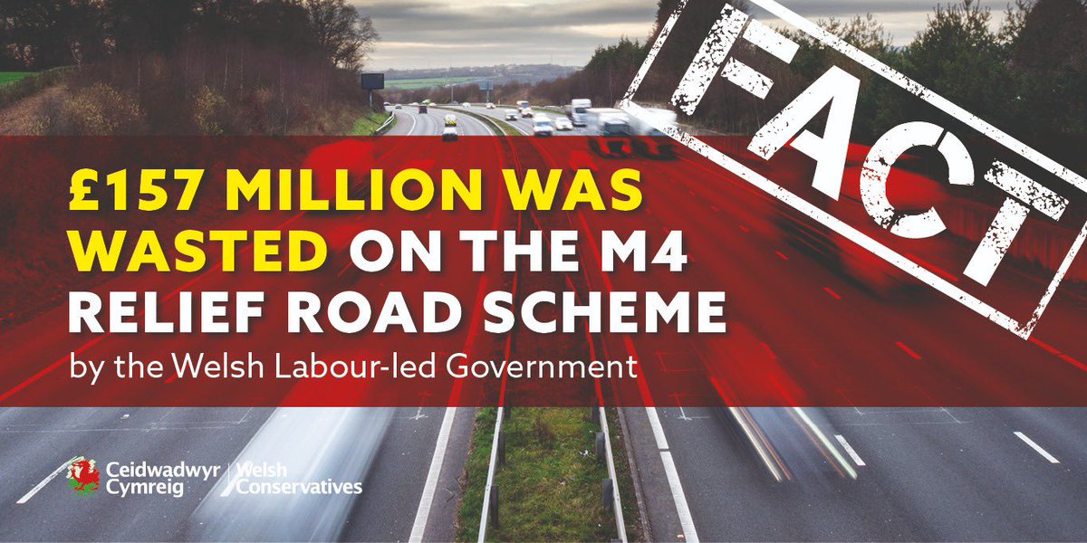 WelshConserv's tweet photo. 🚨 Fact: The Welsh Labour-led Government has wasted hundreds of millions of taxpayers’ money. 🚨 https://t.co/9D3FMyYf0F