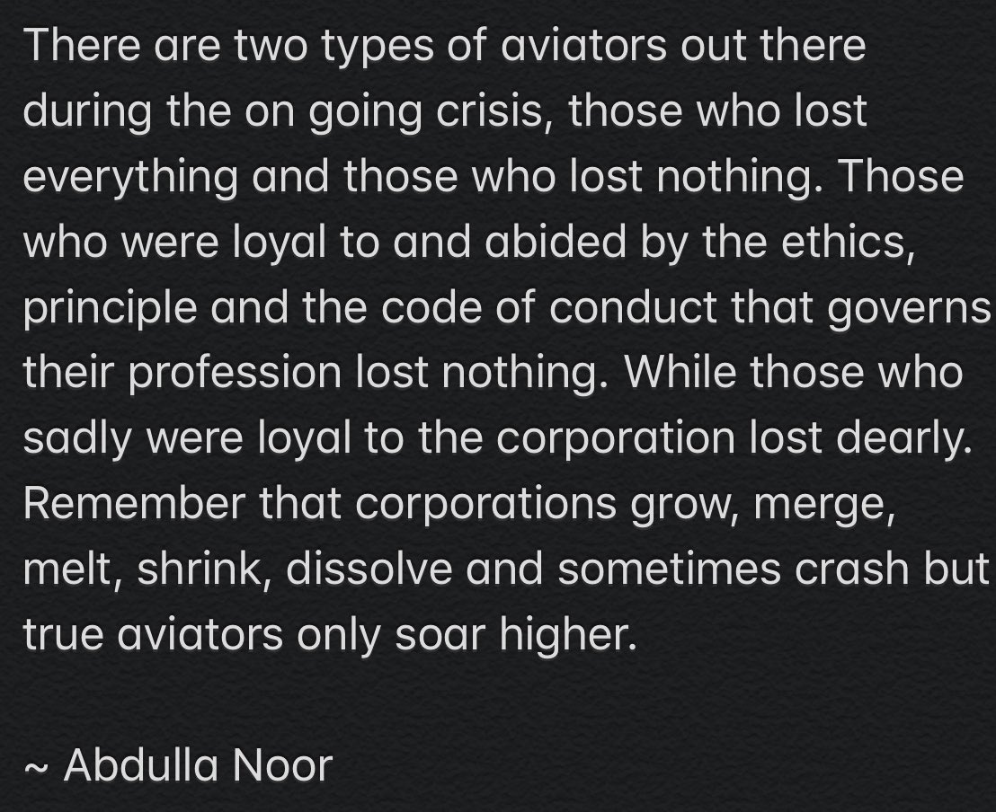 #COVID19 took the world by surprise, thousands of colleagues I am included have been redundant due to the severe impact to the #aviation industry caused by the pandemic. But to all aviators world wide, know you will only soar higher. 

#Airbus #Boeing #avgeek #airlines