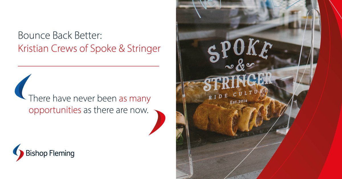 Audit Manager, Christian Crawford, had the opportunity to speak to <a href="/Spoke_Stringer/">Spoke & Stringer</a> Director, Kristian Crews, about how they've bucked the trend in the hospitality sector by expanding the business. Read more in the second of our Bounce Back Better stories: ow.ly/GU8350AMqaG
