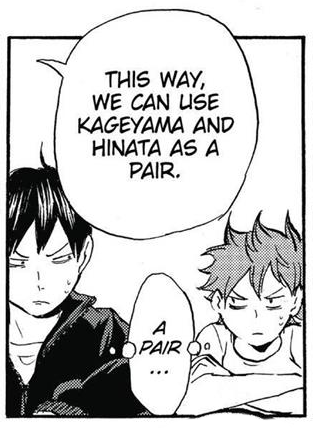 Don't complain; by the laws of sports anime, you are now married XD #Haikyuu