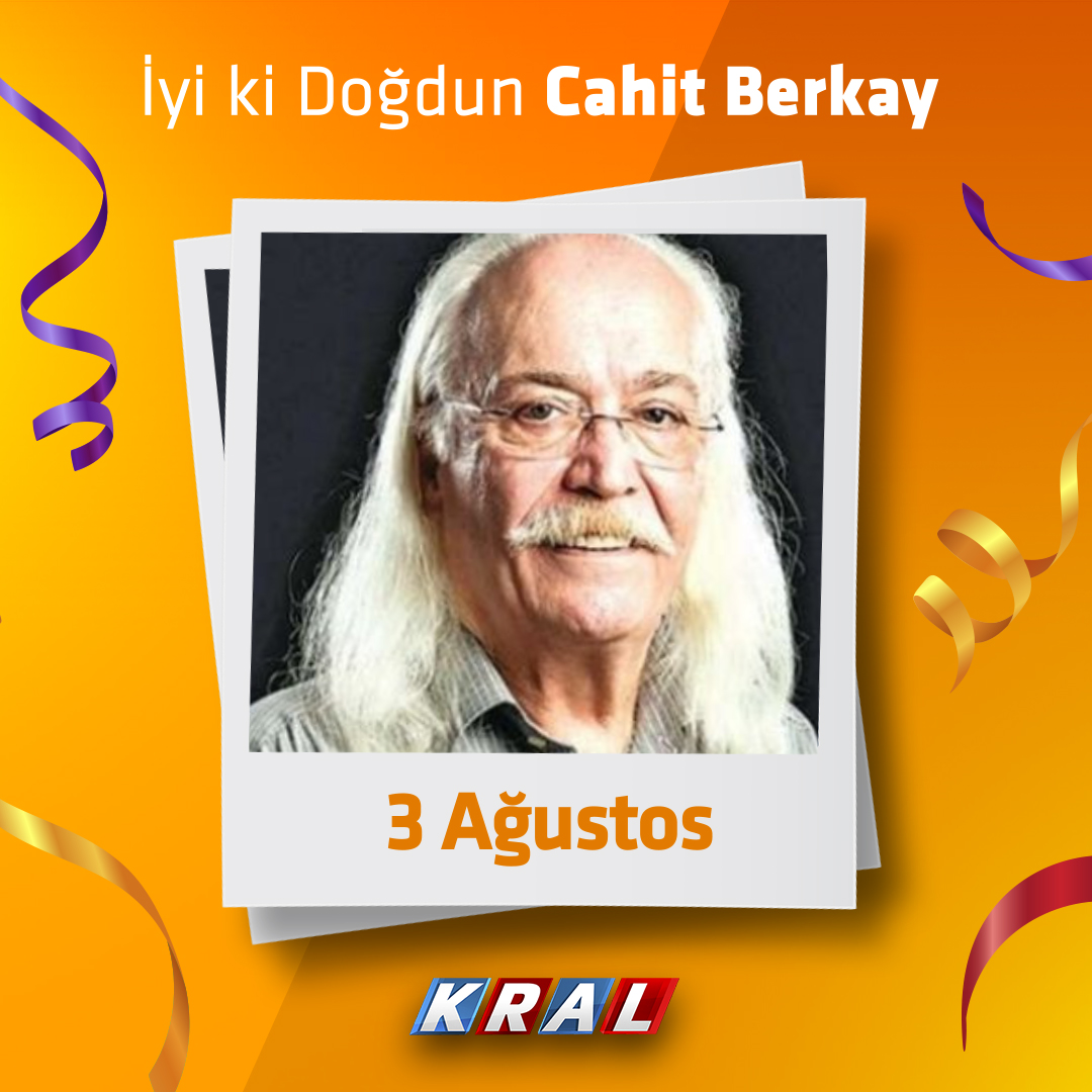 KralPop's tweet image. Bugün Cahit Berkay'ın doğum günü. Kral Ailesi olarak Cahit Berkay‘a müzikle dolu uzun bir ömür dileriz... #kralmüzik #moğollar @Kralpop @cahit_berkay