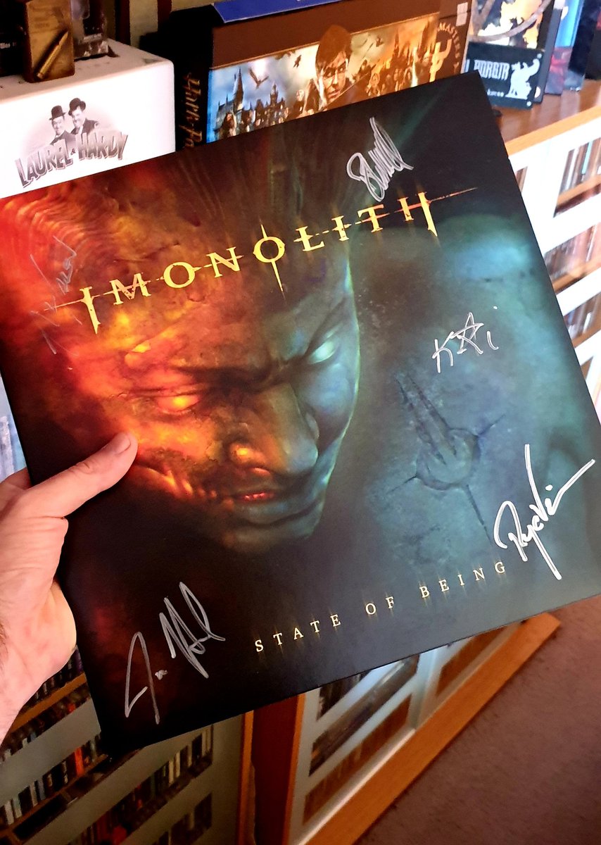 Finally in my possession, cheers <a href="/rvanpoederooyen/">Ryan Van Poederooyen</a> <a href="/JonHoward22/">Jon Howard</a> <a href="/beavenlight/">Brian Waddell</a> <a href="/imonolithband/">Imonolith</a>