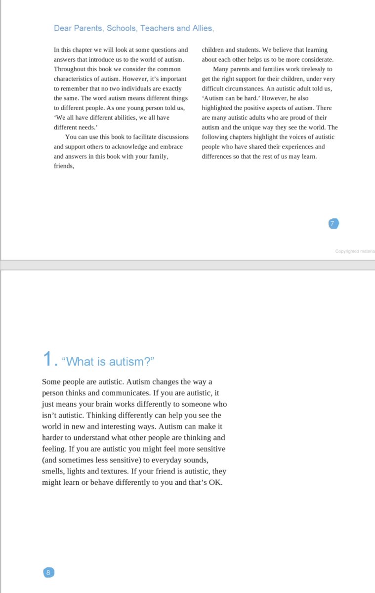 Emily_3115's tweet photo. Well this looks like a fantastic book! Simple, easy to understand and suitable for all ages!
Great for siblings and family work, classroom discussions or those wanting to understand their own diagnosis
#ASD #AutismAwareness https://t.co/AgRAkAFy9R