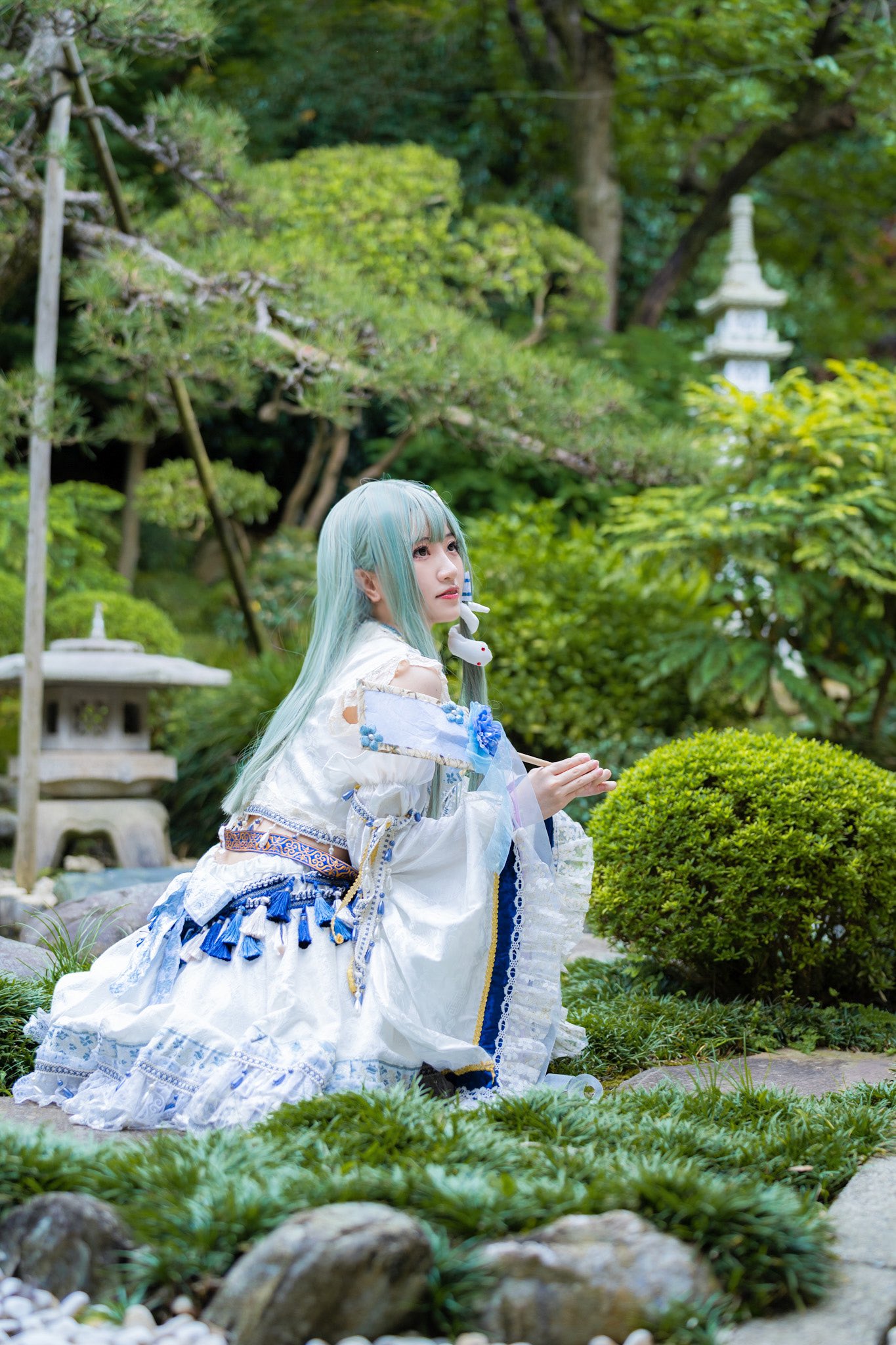 画像,【コスプレ】東方プロジェクトー東風谷早苗🍃    夏🐸photo：ひいらぎさん https://t.co/aSht4eeg3F…
