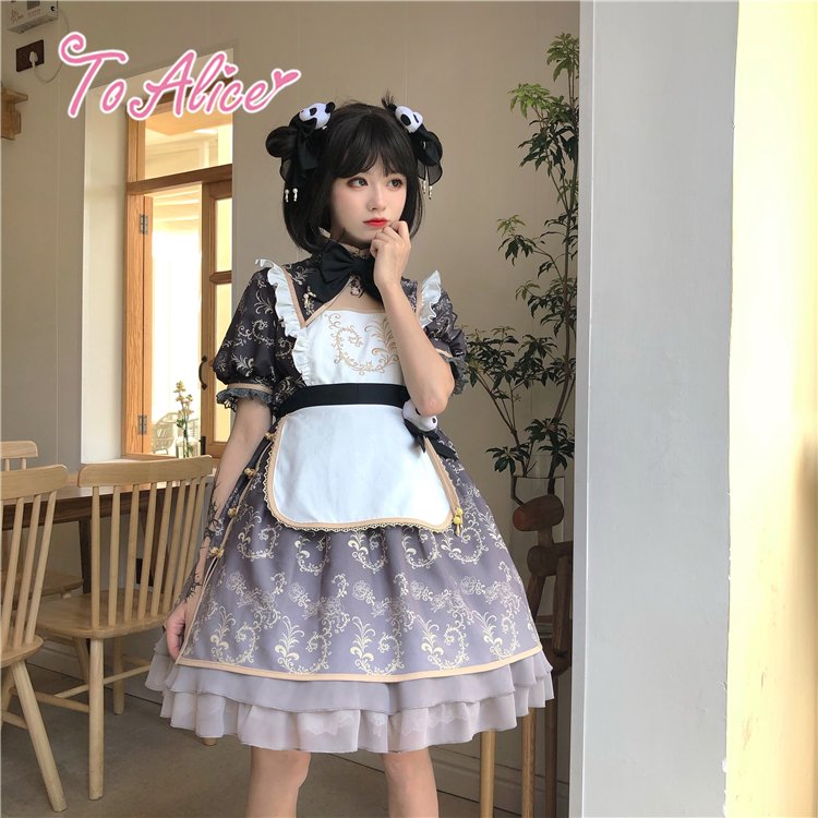 ToAlice お祝いパンダ胸あきチャイナワンピース 【公式通販】