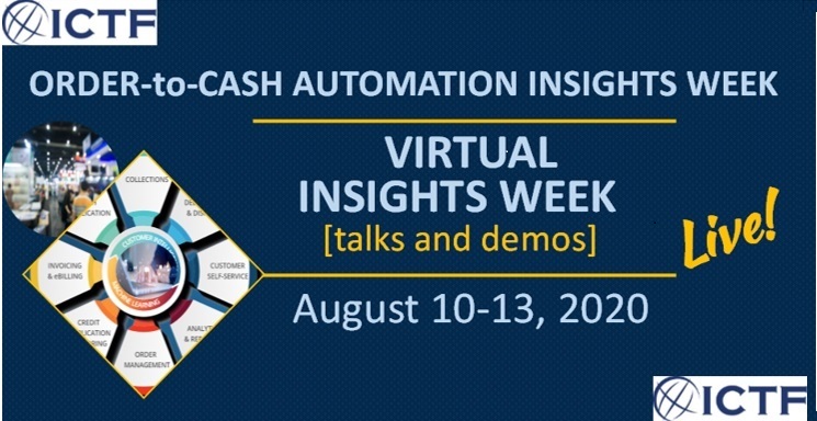 Order2CashUSA's tweet photo. Join our #OrdertoCash #Automation Insight webinar as part of ICTF's Virtual Insights Week on Aug 13 at 10am ET! We will discuss how our single software solution can help you reduce costs, improve #cashflow and minimize #creditrisk. Register here: https://t.co/7ILPrzU8p8 https://t.co/XSM7CAVci1