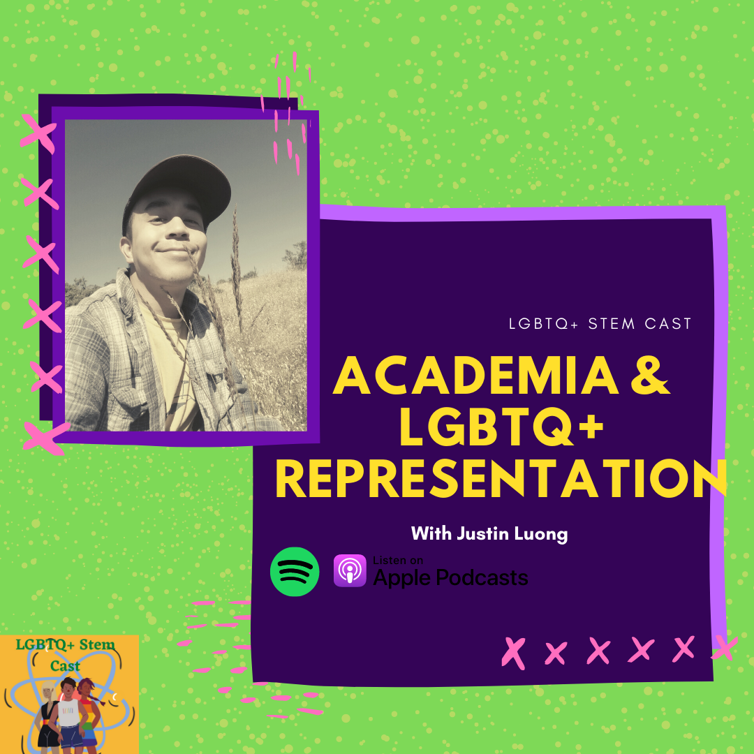 Our first episode is out now! Join us as we discuss academia and LGBTQ+ Representation with @JustinCLuong Be sure to give it a listen. 
Apple Podcasts
podcasts.apple.com/us/podcast/lgb…
Spotify
open.spotify.com/show/6Cc2yDEm3…
Anchor:
anchor.fm/lgbtqstemcast
